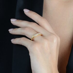 Aparador Duplo Cravejado de Zircônia