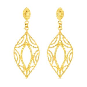 Brinco Dourado Folha